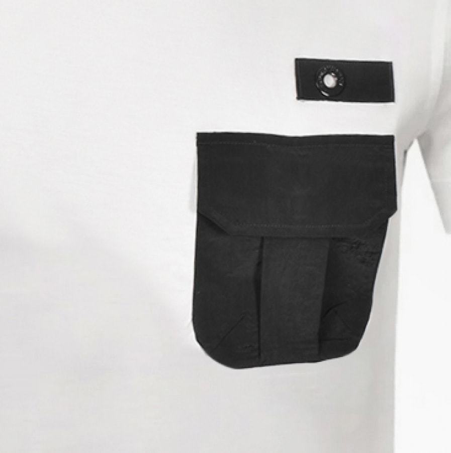 Alternative Image for ProductEmporio Armani Crew Neck Pocket T Shirt White3